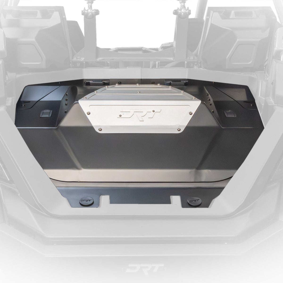 Polaris RZR Pro R Desert Runner Aluminum Trunk Enclosure by DRT Motorsports, product view 2