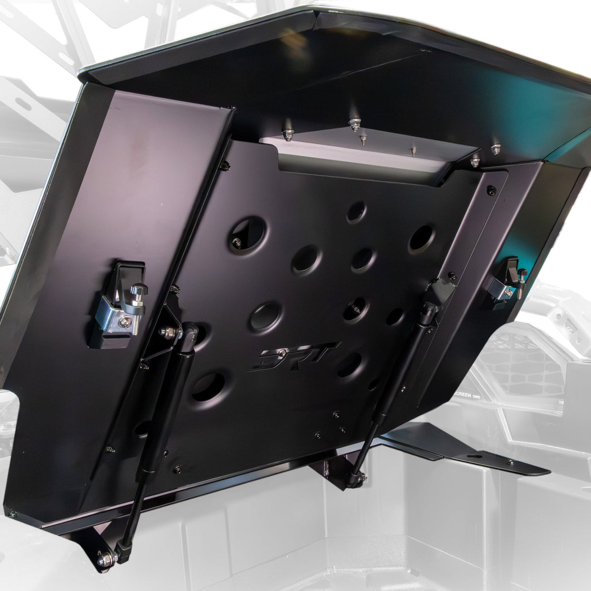 Polaris RZR Pro R Desert Runner Aluminum Trunk Enclosure by DRT Motorsports, product view 3