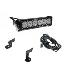 Polaris RZR Pro R Pro S Pro XP OnX6+ 10 Inch Light Bar Hood Mount Kit UTV - Front View | Baja Designs