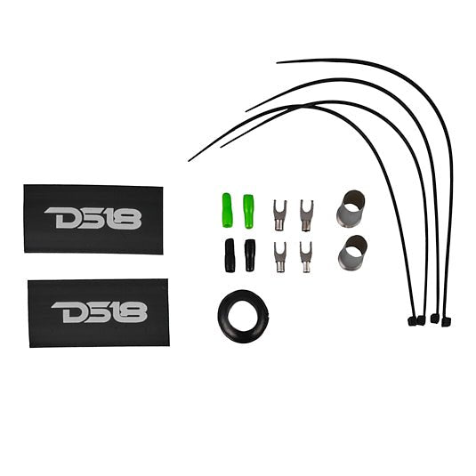 0-GA Amplifier Installation Wiring Kit - Green