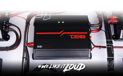 4-GA CCA Amplifier Installation Kit (Red) SxS Part - Installed View | DS18