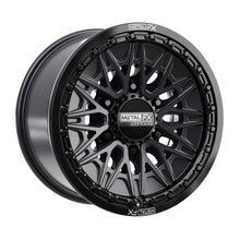 Alpha 6R UTV Beadlock Wheel (Satin Black/Gloss Black Ring) Metal FX Offroad