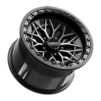 Alpha R UTV Beadlock Wheel (Gloss Black DDT Face) Metal FX Offroad