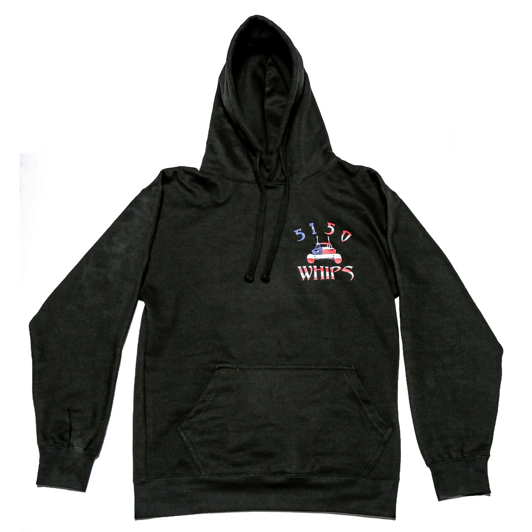 American Flag 5150 Whips Logo Hoodie 5150 Whips