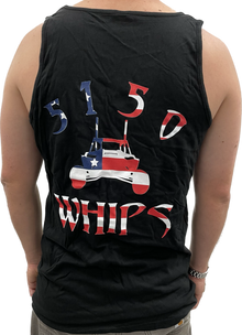 American Flag 5150 Whips Logo Mens Tank Top 5150 Whips