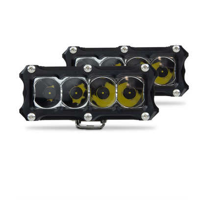 BA-4 Clear LED Pod Lights (Pair) Heretic