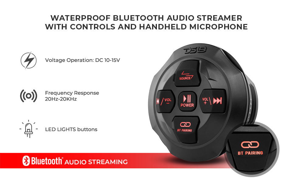BTRCRMIC Digital Media Receiver with Microphone Off-Road SxS - Detail Shot | DS18