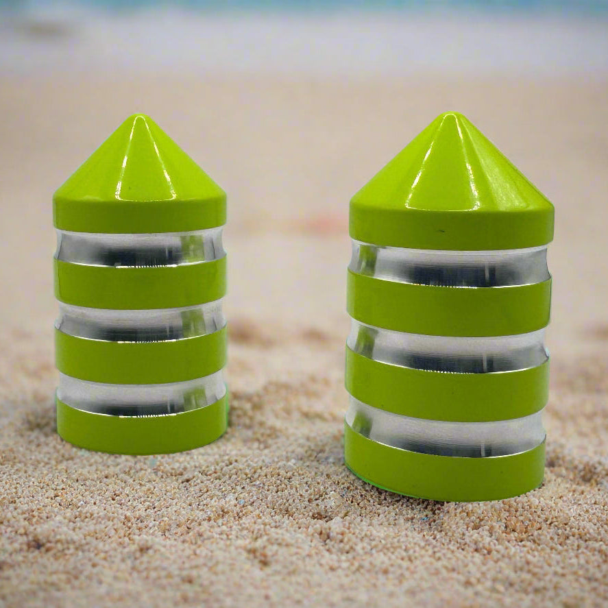 Billet Magnet Base Caps Marshin Whips