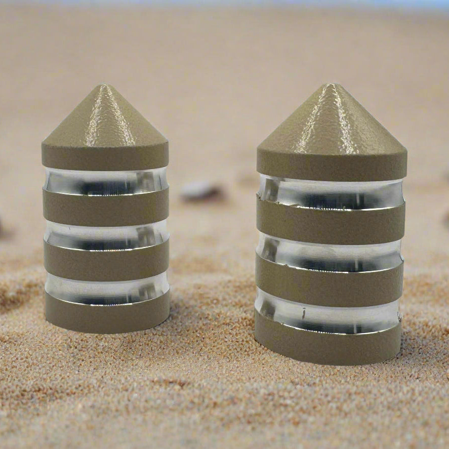 Billet Magnet Base Caps Marshin Whips