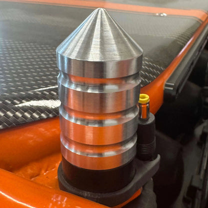 Billet Magnet Base Caps Marshin Whips