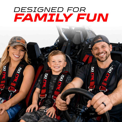 RZR PRO XP 4 Rear Bump Seat & Safety Harness