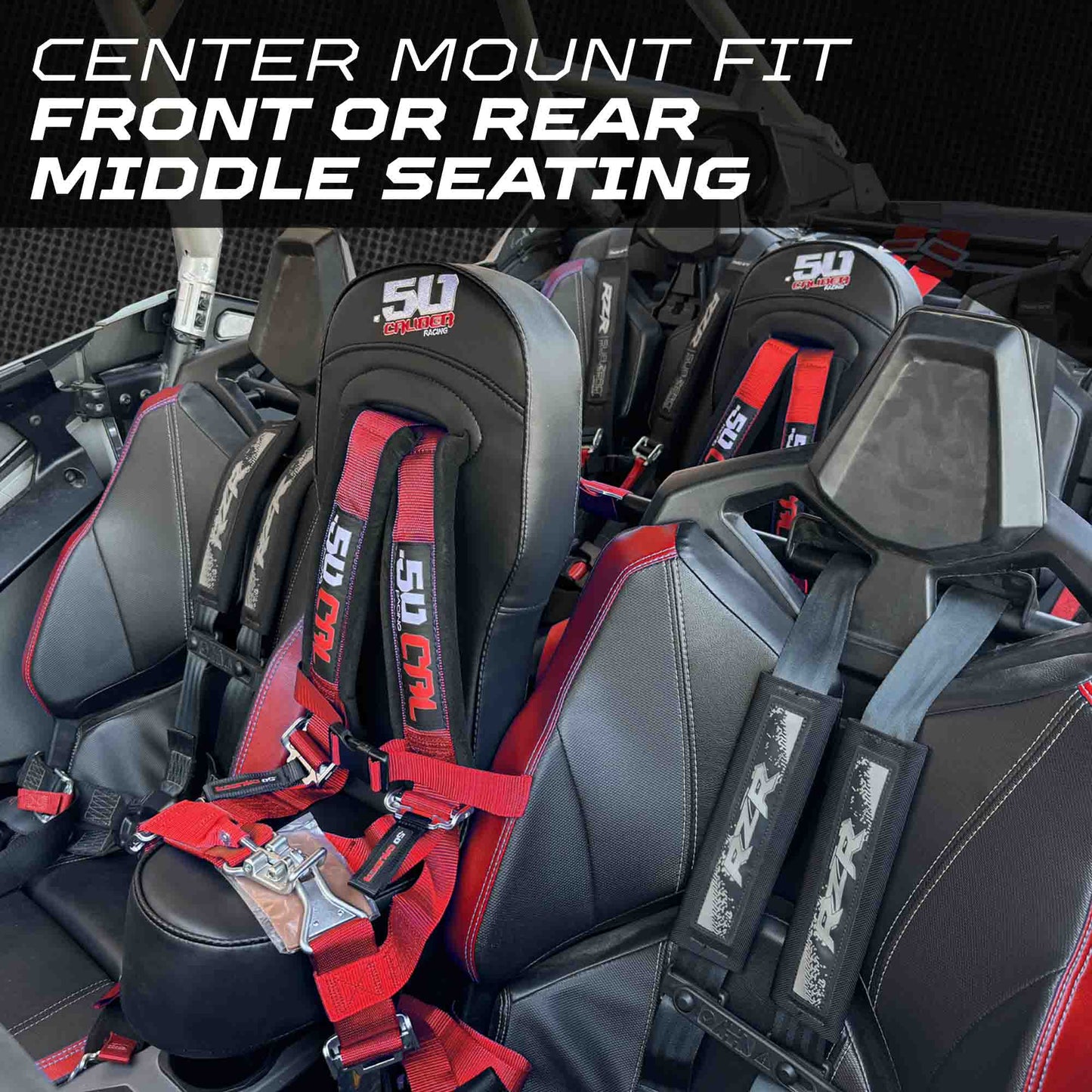 RZR PRO XP 4 Rear Bump Seat & Safety Harness