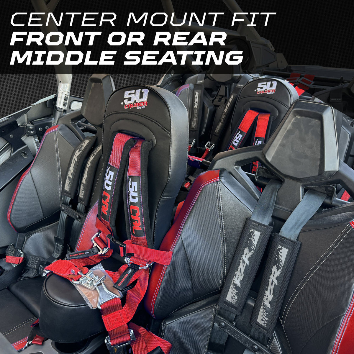 Arctic Cat Wildcat Bump Seat with Harness | 50 Caliber Racing