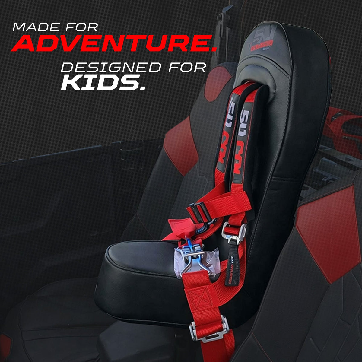 Arctic Cat Wildcat Bump Seat with Harness | 50 Caliber Racing