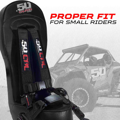 Arctic Cat Wildcat Bump Seat with Harness | 50 Caliber Racing