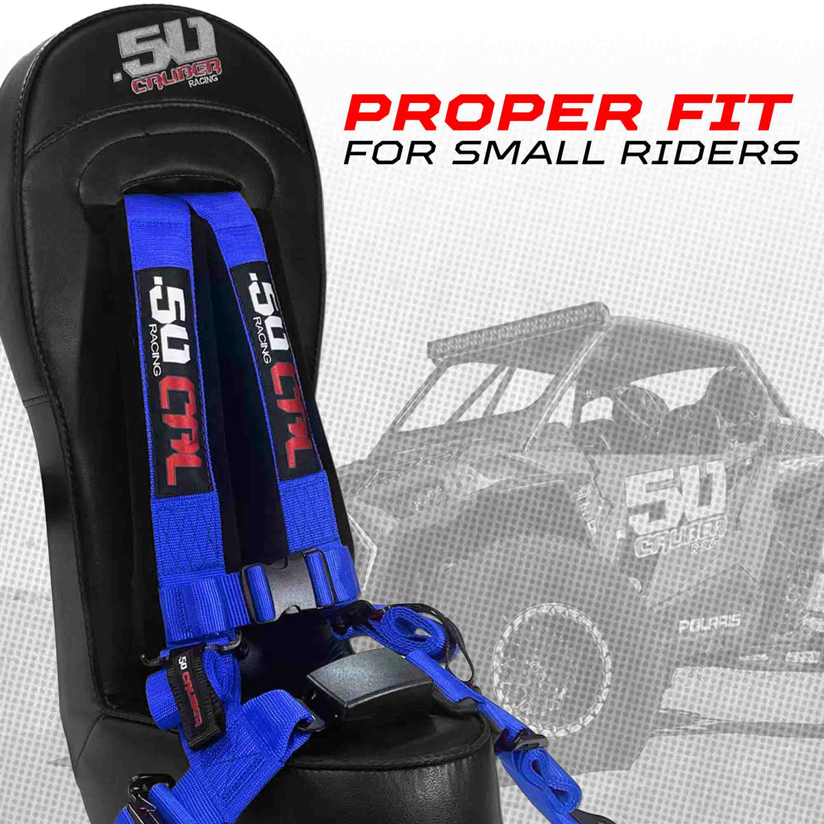 Arctic Cat Wildcat Bump Seat with Harness | 50 Caliber Racing