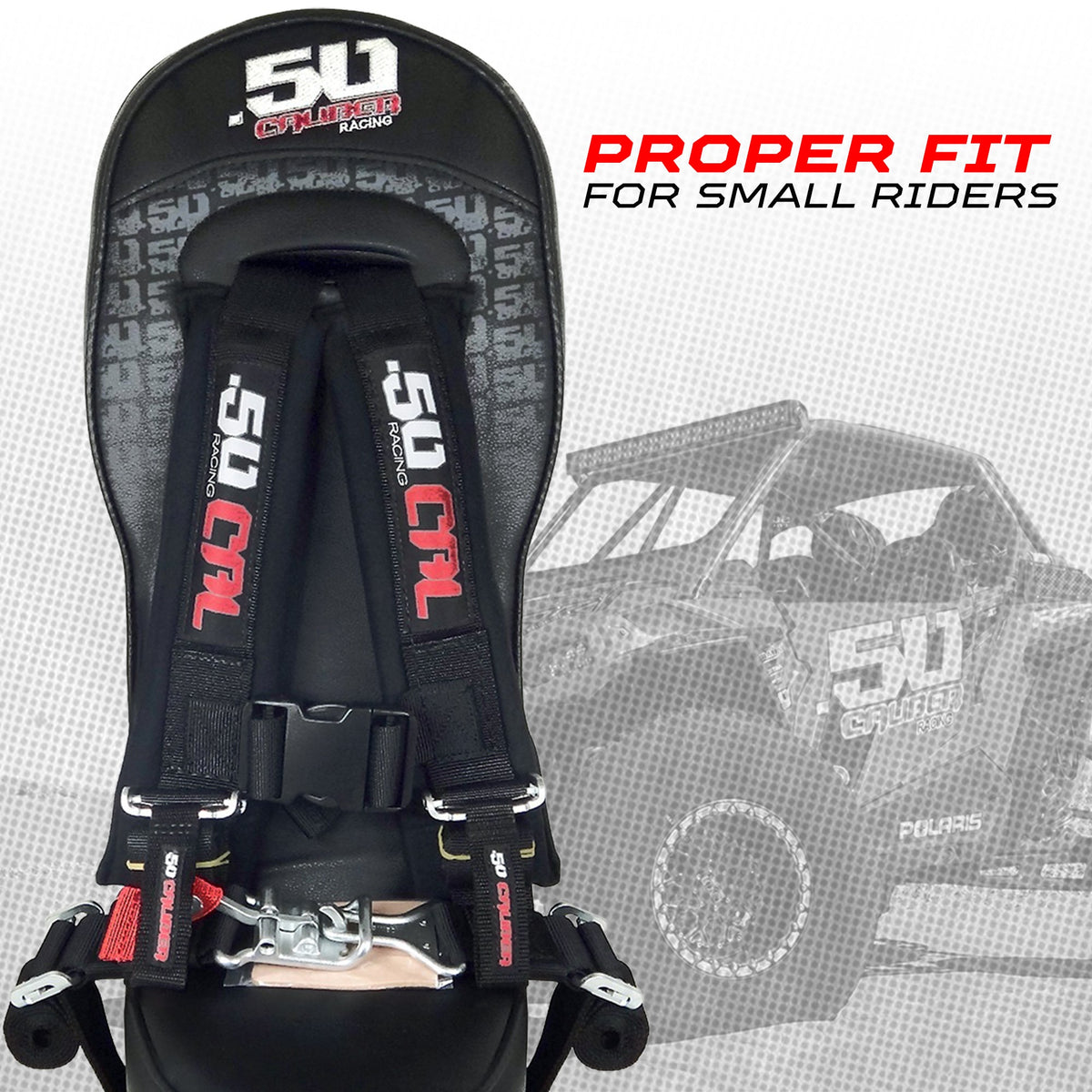 Arctic Cat Wildcat Bump Seat with Harness | 50 Caliber Racing