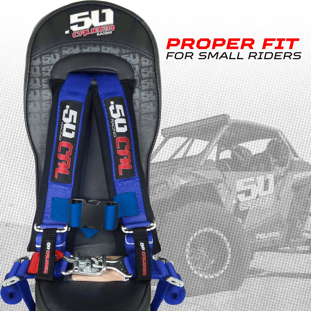 Arctic Cat Wildcat Bump Seat with Harness | 50 Caliber Racing