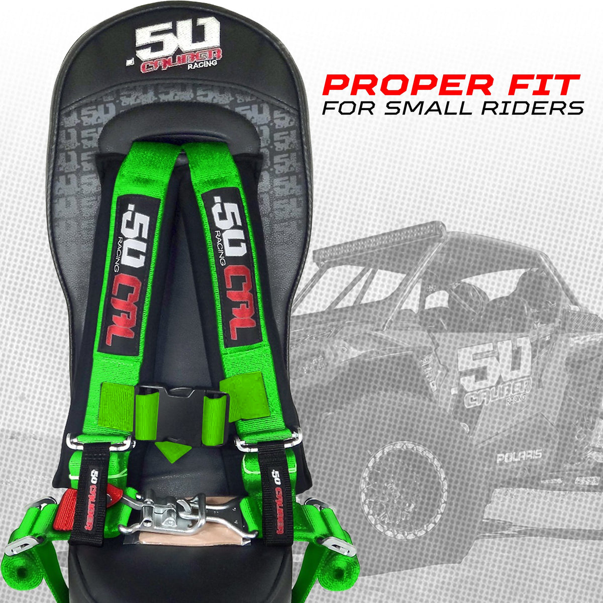Arctic Cat Wildcat Bump Seat with Harness | 50 Caliber Racing