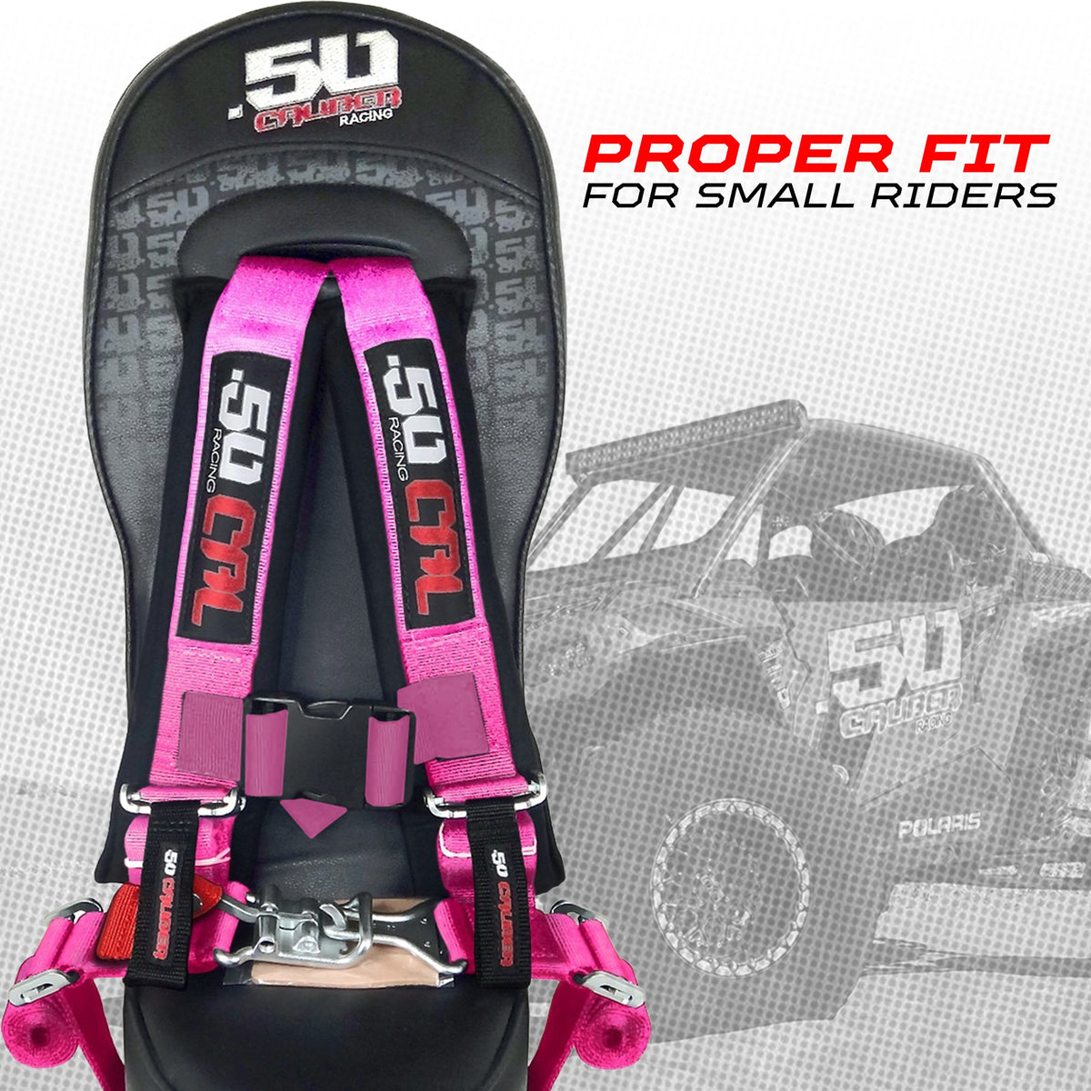 Arctic Cat Wildcat Bump Seat with Harness | 50 Caliber Racing