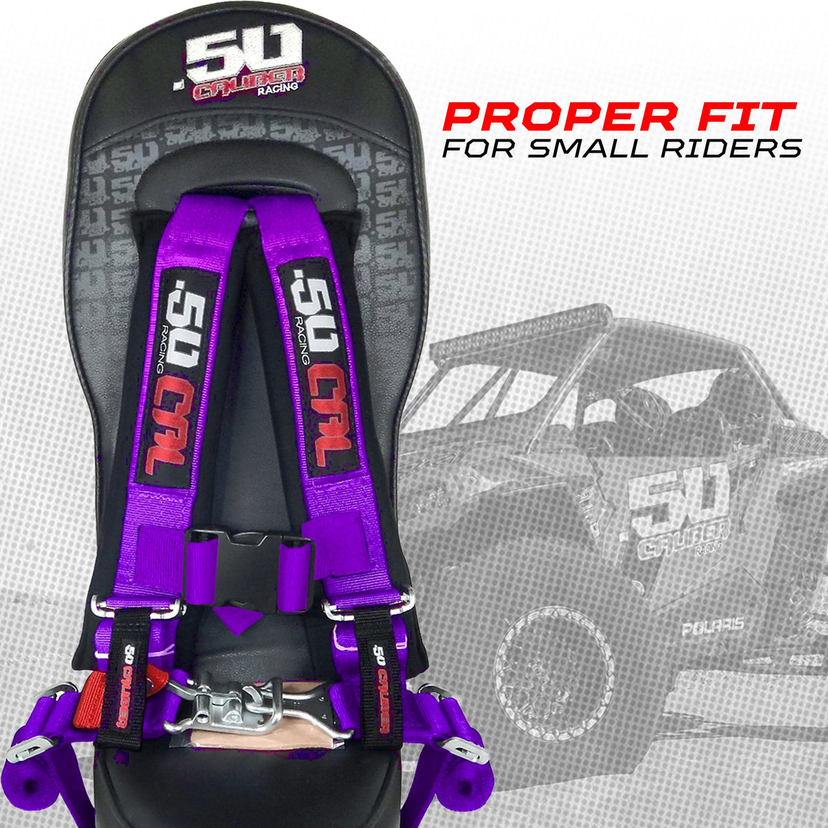 Arctic Cat Wildcat Bump Seat with Harness | 50 Caliber Racing