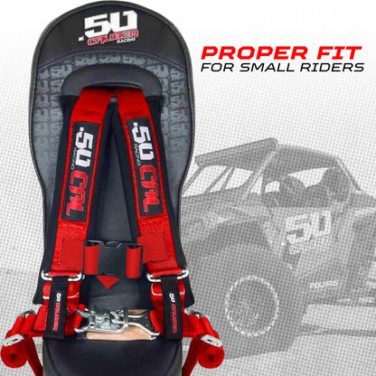 Arctic Cat Wildcat Bump Seat with Harness | 50 Caliber Racing