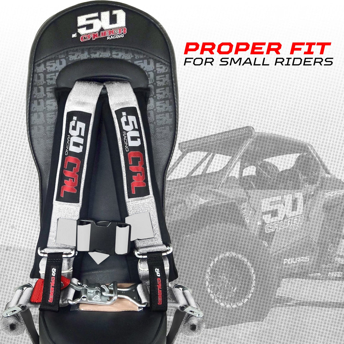 Arctic Cat Wildcat Bump Seat with Harness | 50 Caliber Racing