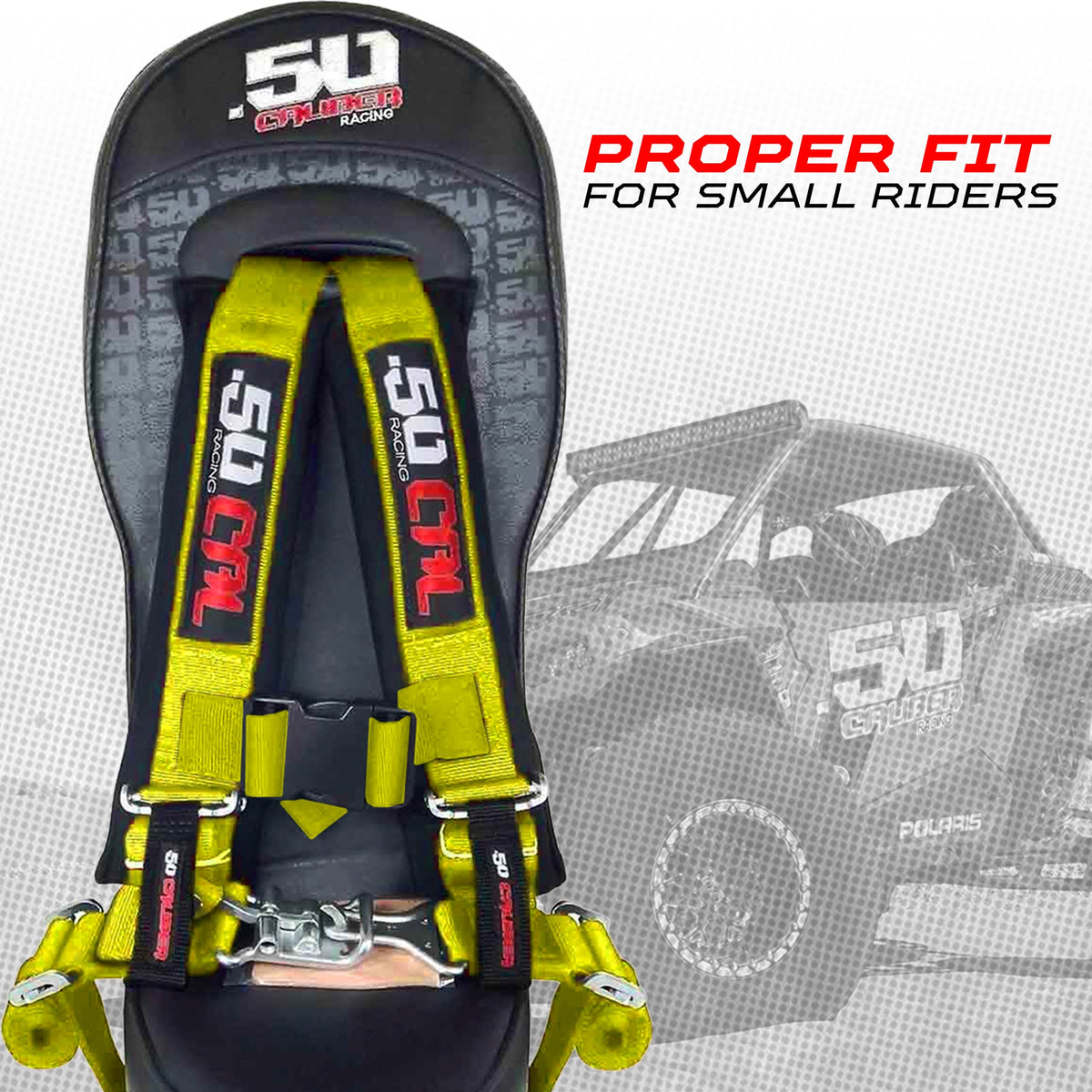 Arctic Cat Wildcat Bump Seat with Harness | 50 Caliber Racing