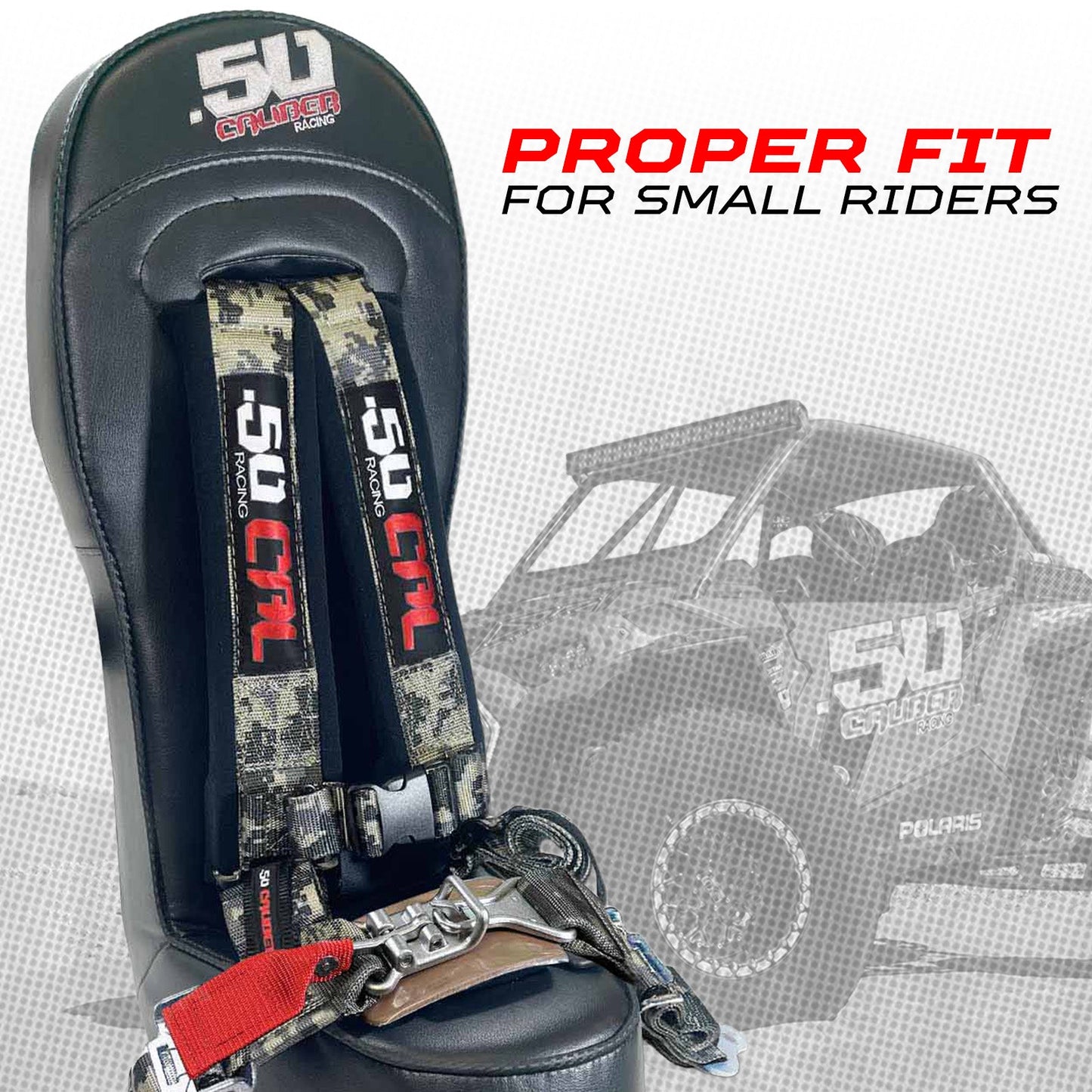 Polaris General Bump Seat with Harness