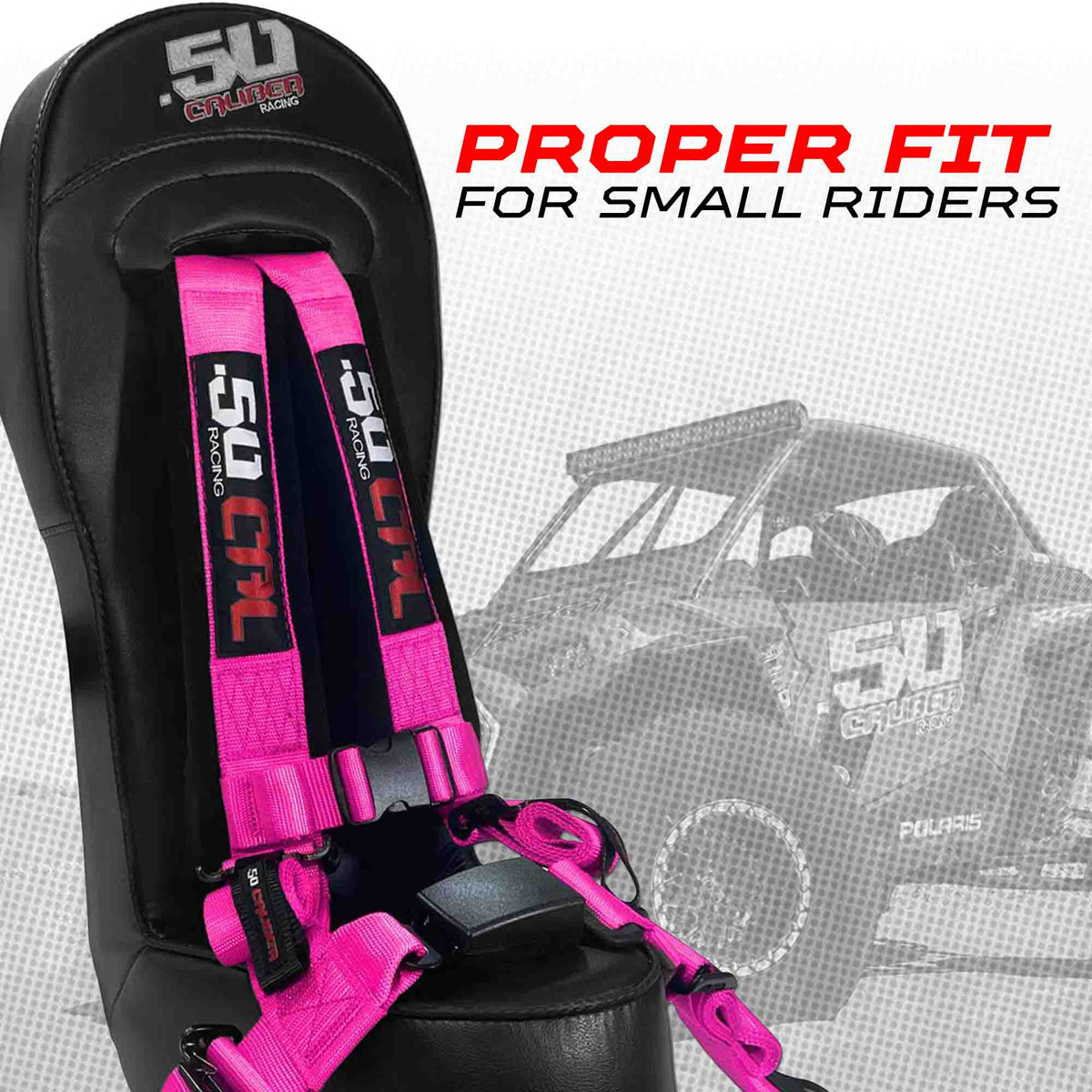 Arctic Cat Wildcat Bump Seat with Harness | 50 Caliber Racing