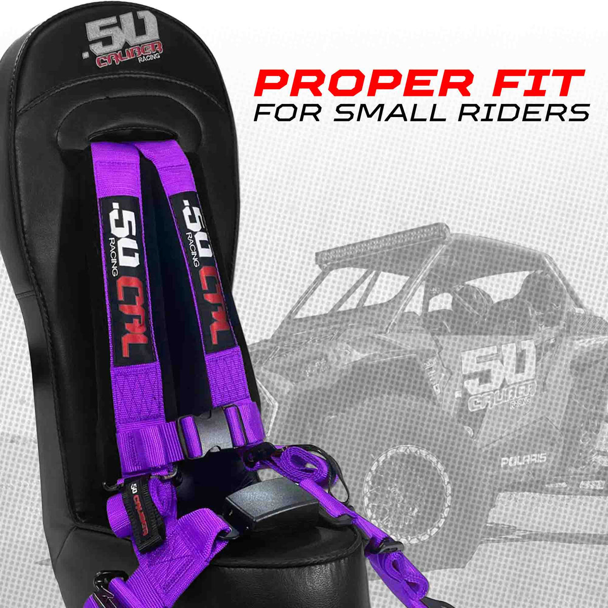 Arctic Cat Wildcat Bump Seat with Harness | 50 Caliber Racing