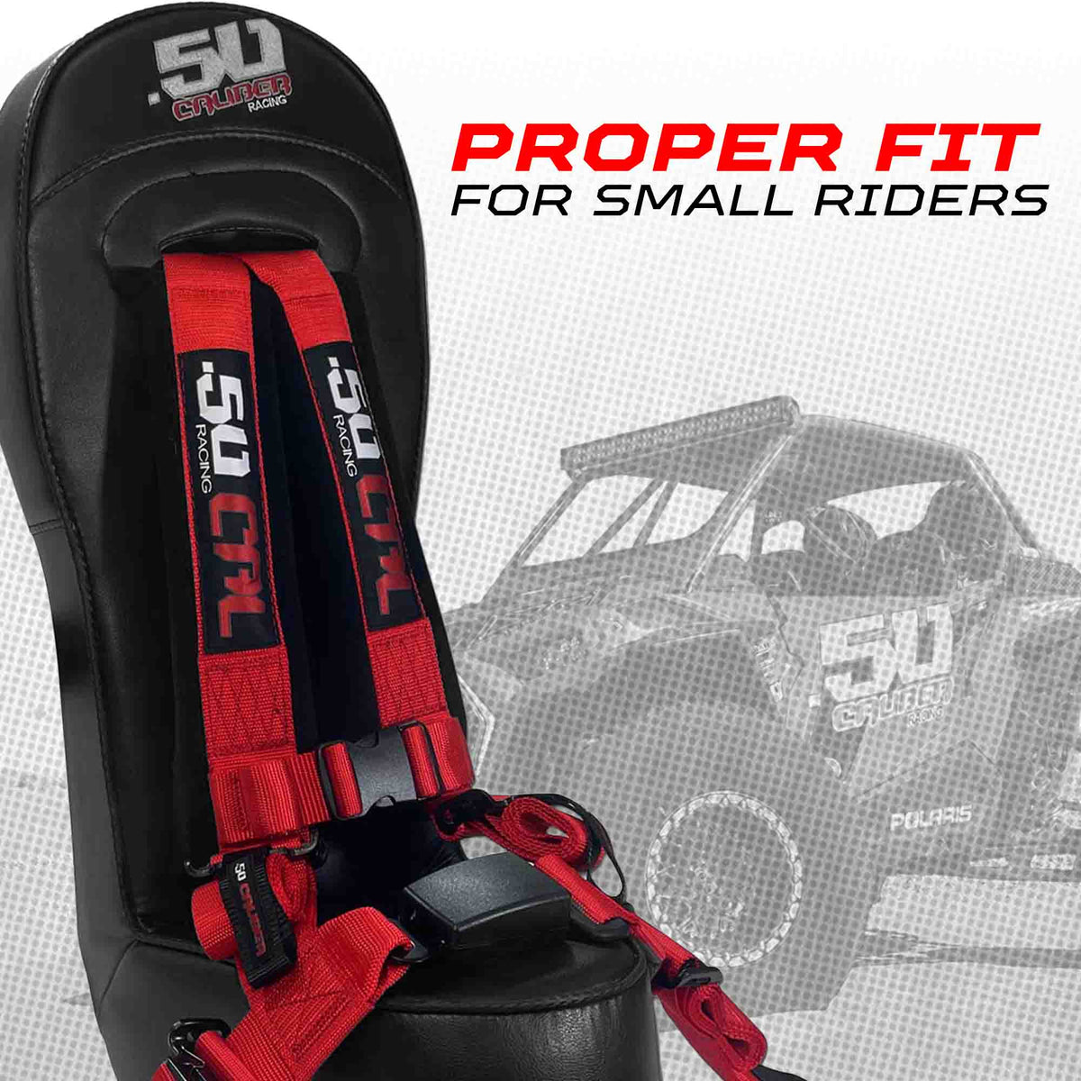 Arctic Cat Wildcat Bump Seat with Harness | 50 Caliber Racing