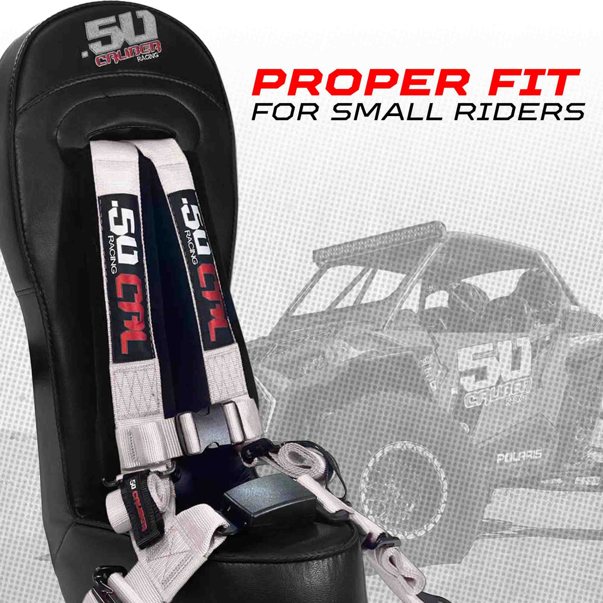 Arctic Cat Wildcat Bump Seat with Harness | 50 Caliber Racing