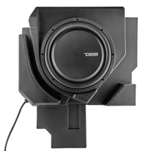 Can-Am Maverick X3 12in Under Seat Subwoofer Enclosure Driver Side SxS - Installed View | DS18