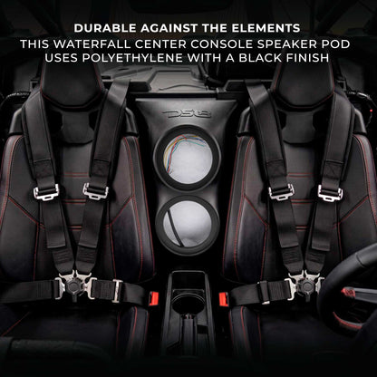 Can-Am Maverick X3 Waterfall Center Console Speaker Pod Enclosure | DS18