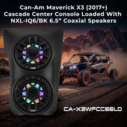 Can-Am Maverick X3 Center Console Loaded Speaker Pod Enclosure | DS18