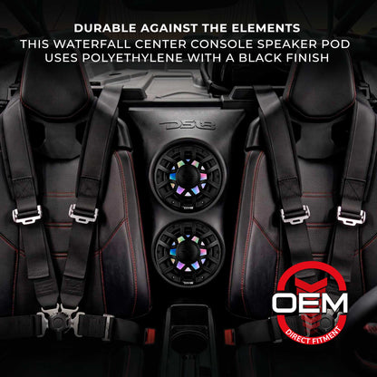 Can-Am Maverick X3 Center Console Loaded Speaker Pod Enclosure | DS18