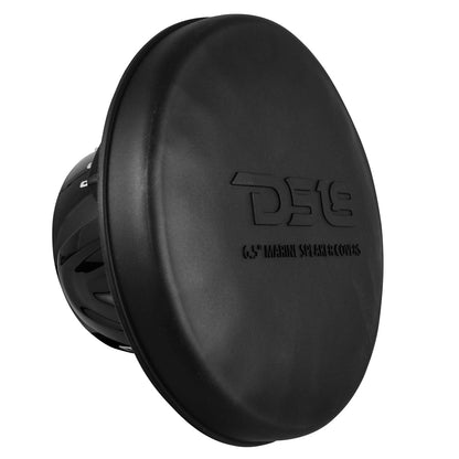 NXL 6.5" 2-Way Coaxial Marine Speaker With LED RGB Lights 100 Watts Rms 4-Ohm - Black Carbon Fiber