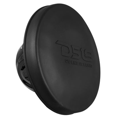 NXL 8" 2-Way Coaxial Marine Speaker With LED RGB Lights 125 Watts Rms 4-Ohm - Black Carbon Fiber