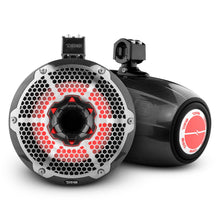 NXL-X10TPNEO 10in Cage Mount Speakers with LED RGB Lights SxS - Installed View | DS18