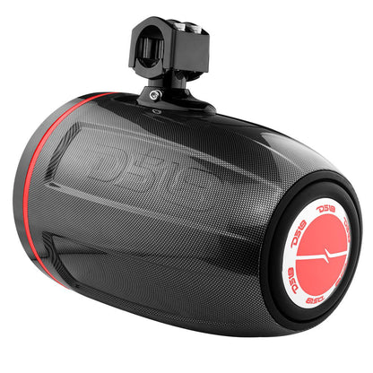 NXL 10" Neodymium Marine and Powersports Towers with Built-in Passive Radiator, 1" Driver and LED RGB Lights 300 Watts Rms