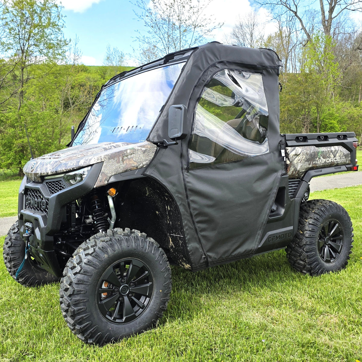 CFMOTO UFORCE U10 Pro Full Doors & Rear Windshield Enclosure by 3 Star UTV, product view 1