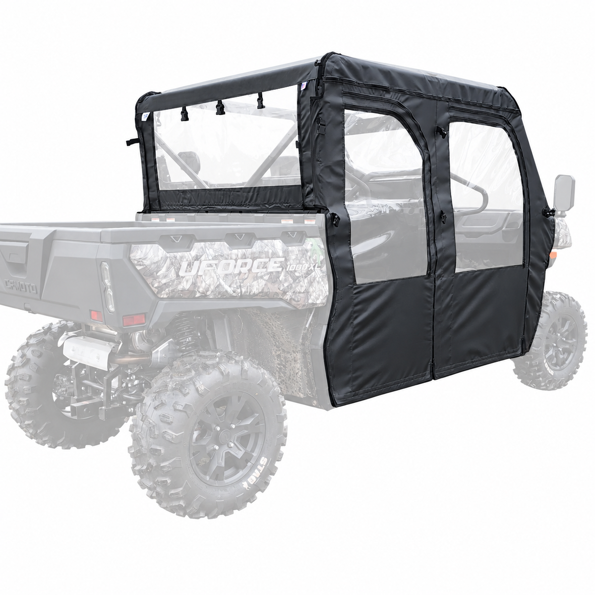 CFMOTO UFORCE 1000 XL Full Door & Rear Panel Enclosure | 3 Star UTV
