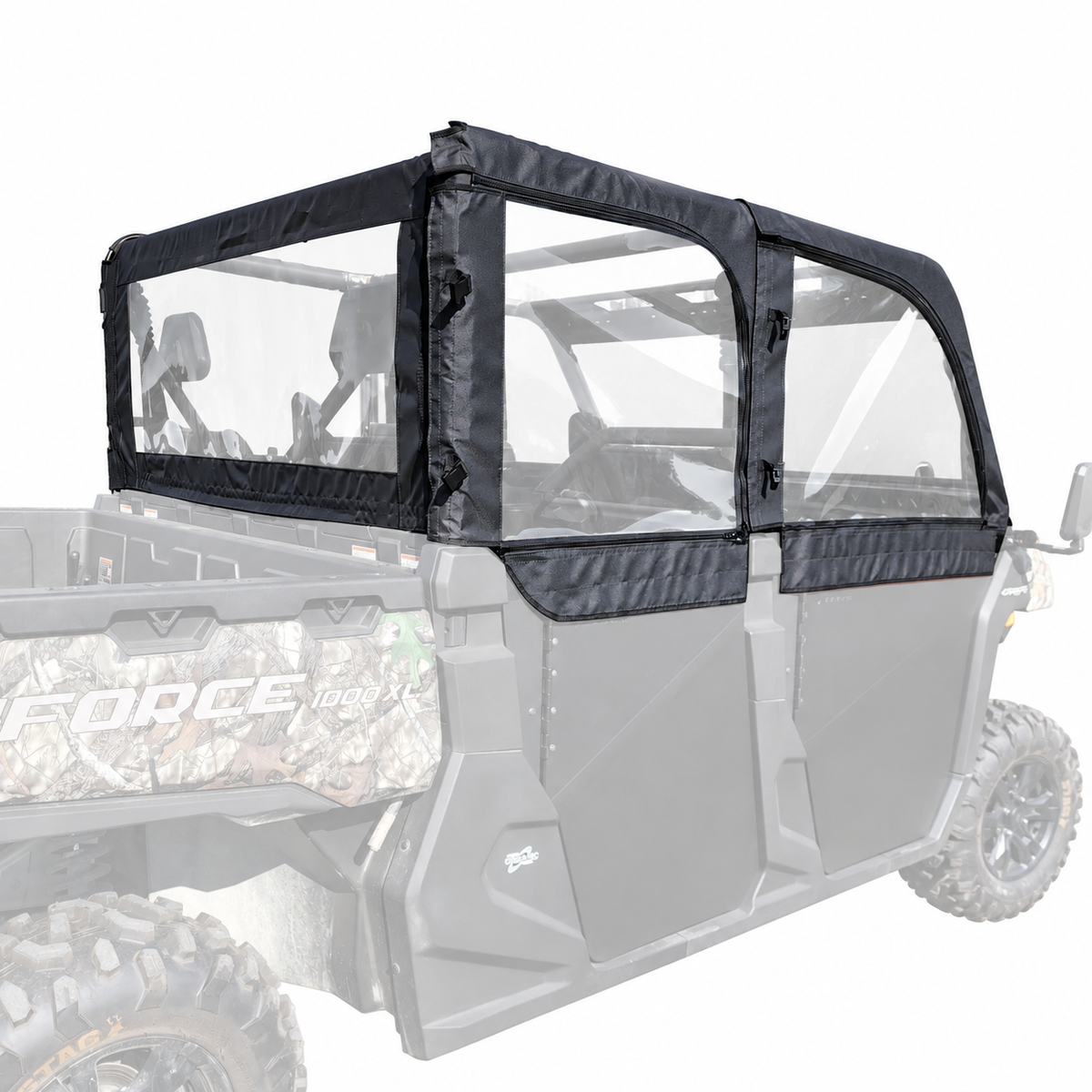 CFMOTO UFORCE 1000 XL Upper Doors & Rear Windshield Enclosure | 3 Star UTV