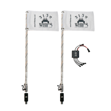 187 Chalk Line LED Whips (Pair) | 5150 Whips