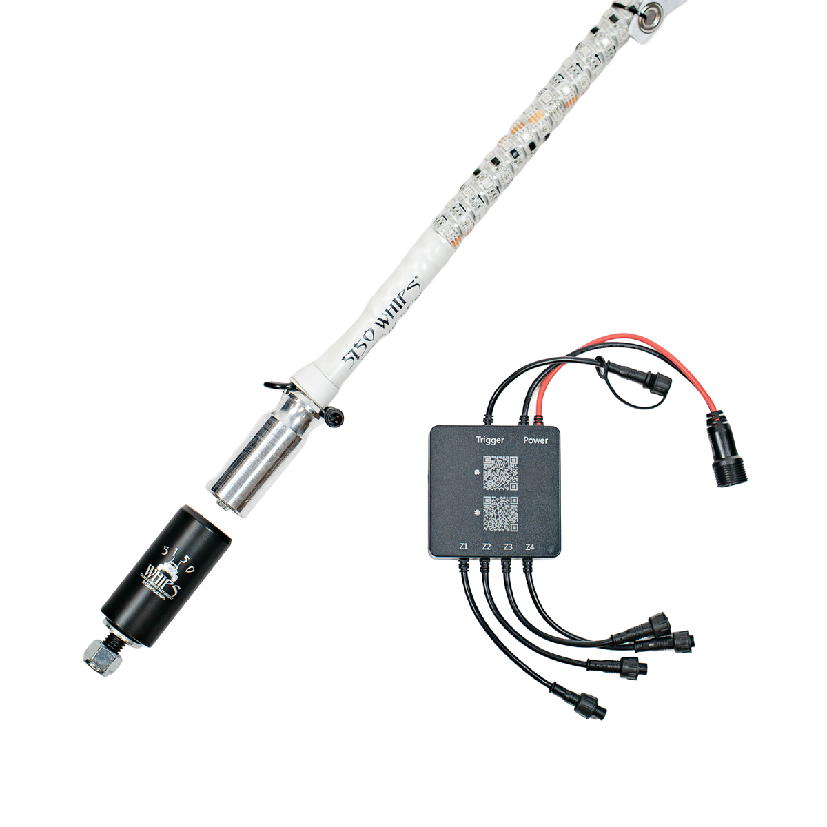 187 Chalk Line LED Whip (Single) | 5150 Whips