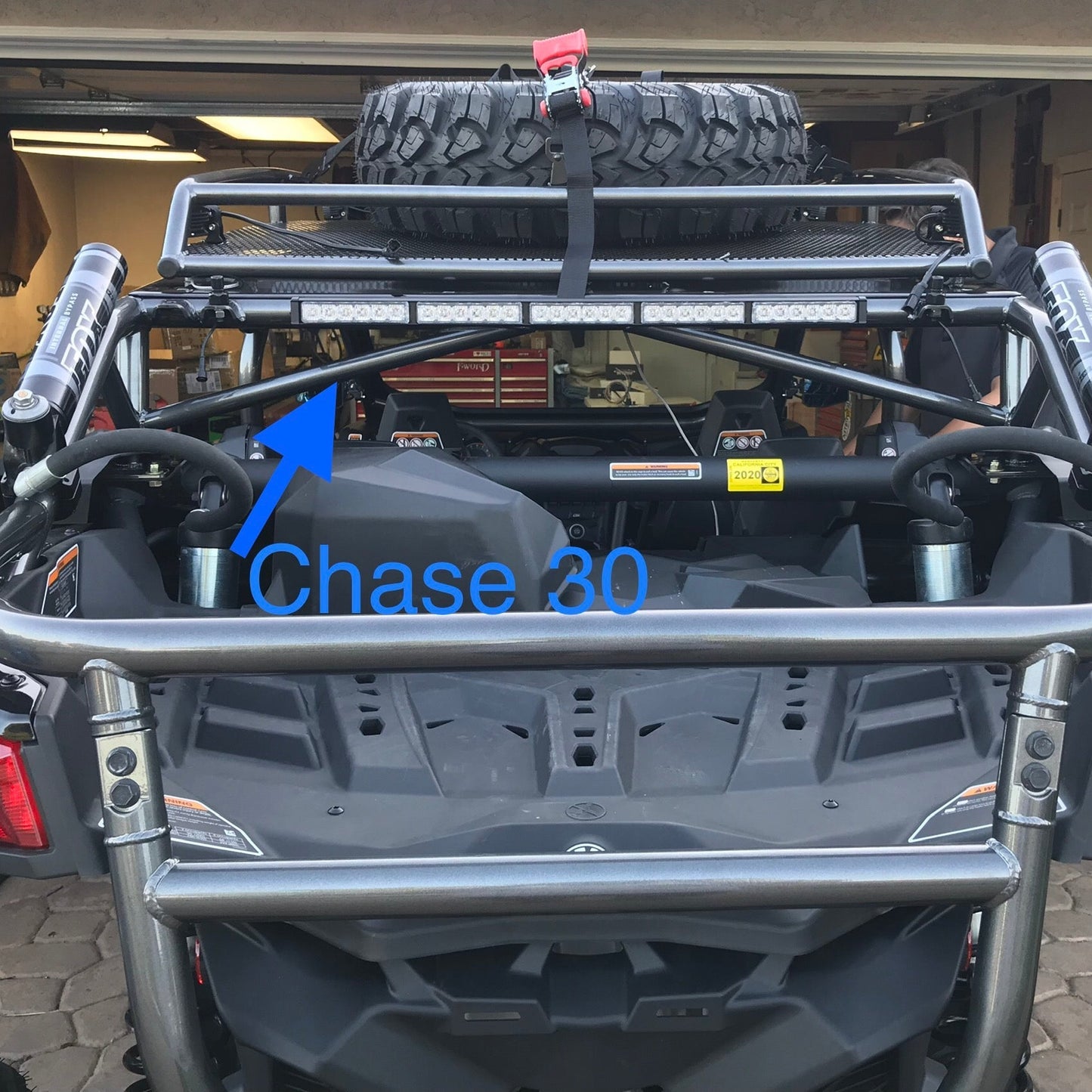 Chase Series 30 Inch Light Bar SxS - Installed View | All Terrain Concepts