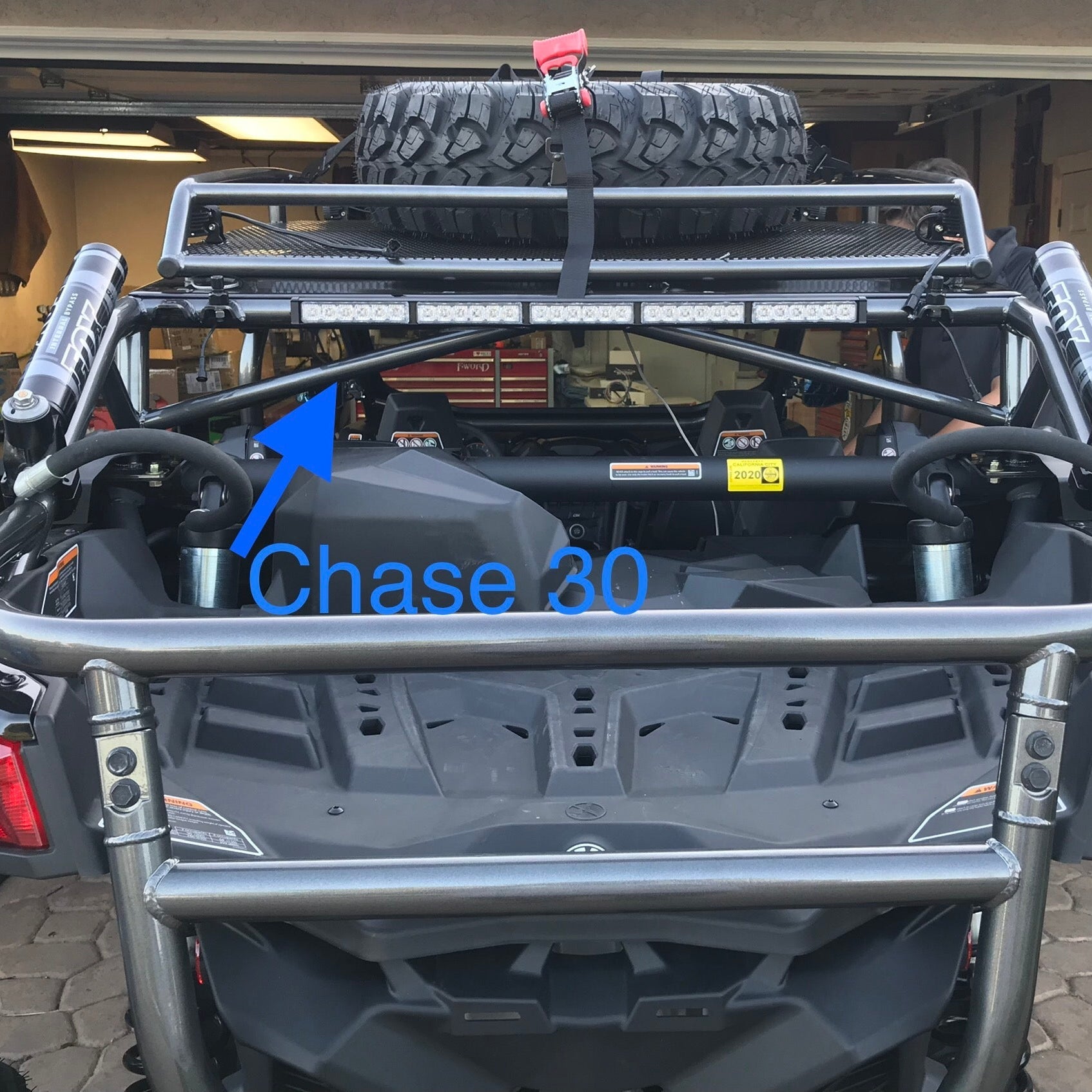 Chase Series 30 Inch Light Bar SxS - Installed View | All Terrain Concepts