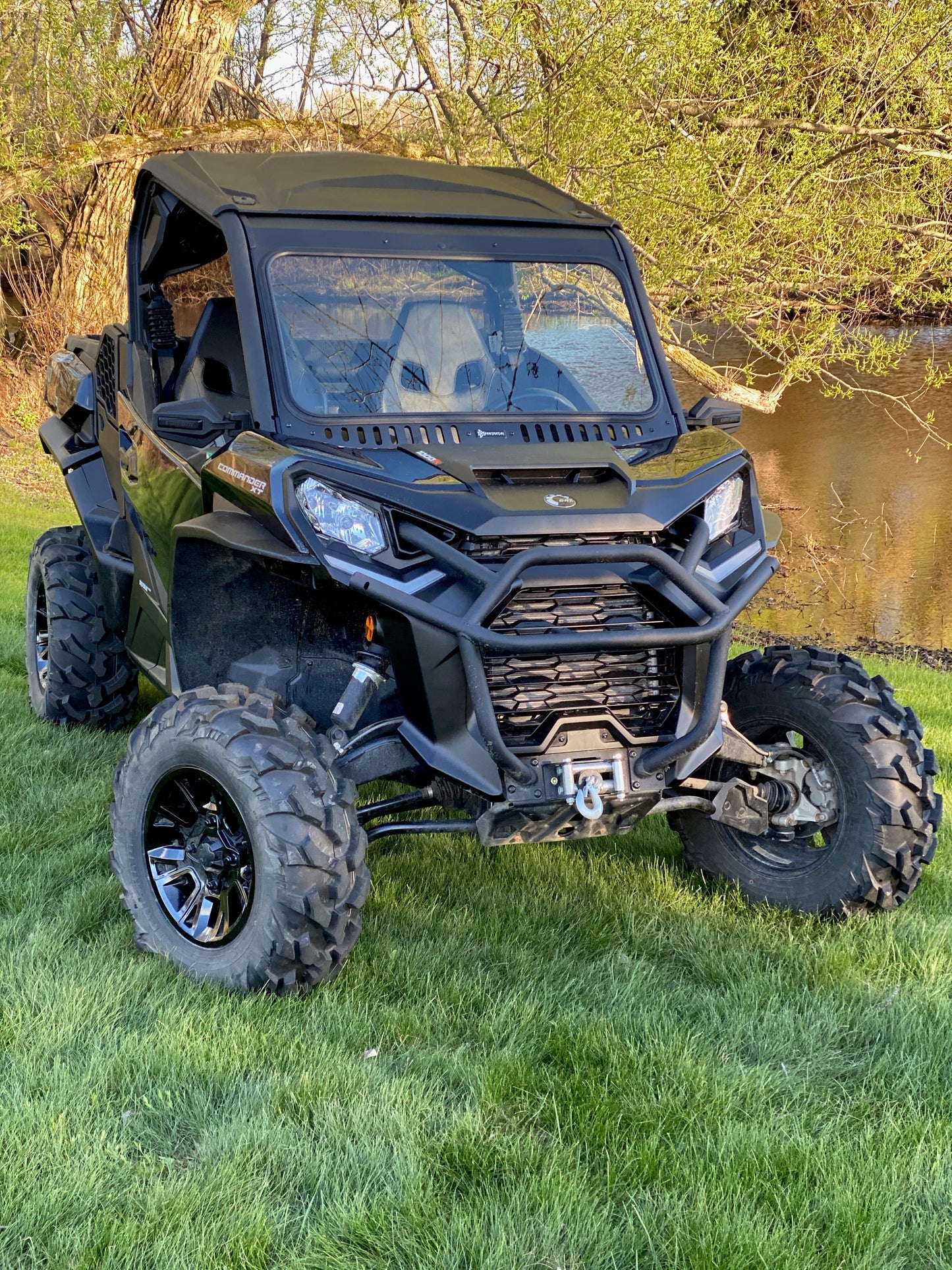 Can-Am Commander / Maverick Vented Glass Windshield