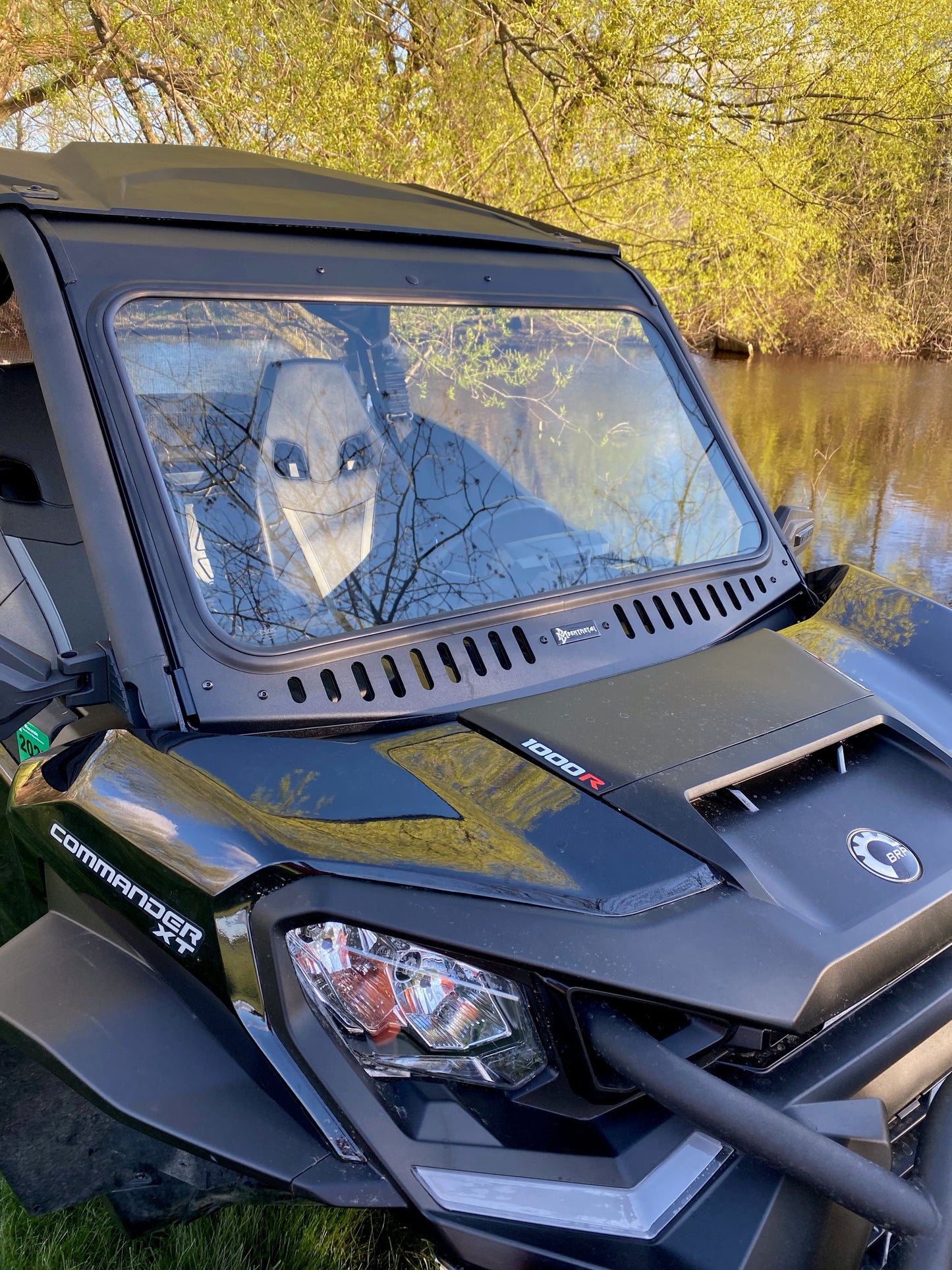 Can-Am Commander / Maverick Vented Glass Windshield